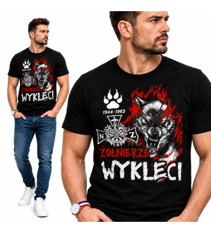 KOSZULKA ŻOŁNIERZE WYKLĘCI 44-63